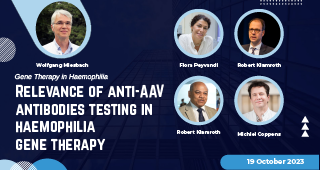 Relevance of anti-AAV antibodies testing in gene therapy of haemophilia, flora peyvandi, robert klamroth, haemophilia, hemophilia, bleeding disorders, gene therapy, GT, anti-AAV antibodies, wolfgang miesbach